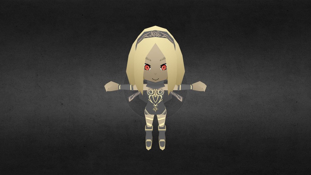 Kat - Gravity Rush (Low Poly)