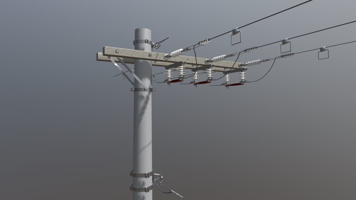 ESTRUTURA CEM4 3D Model