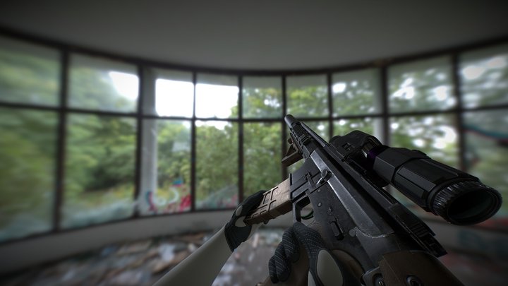 AR-15 Animations Miniset 3D Model