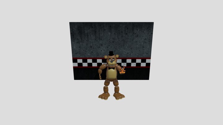 Freddy Fazbear Deavtivated [BLEND FILE] 3D Model