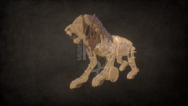 L3 Machines Collection - Mechanical Lion 3D Model