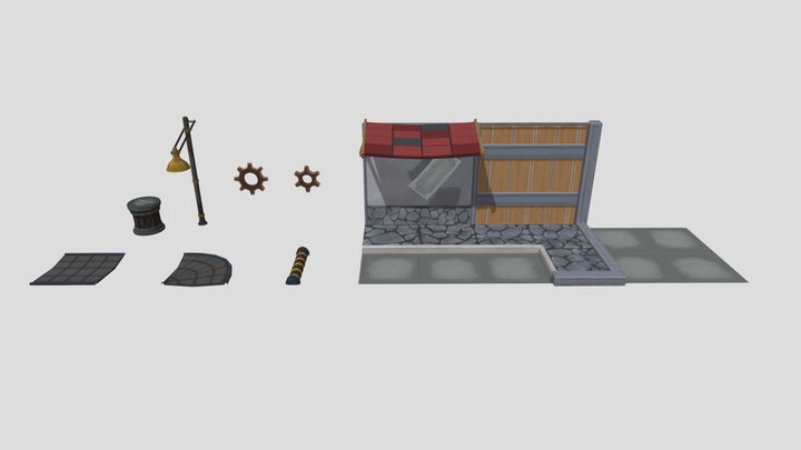 Hilton - Modular Assets 3D Model
