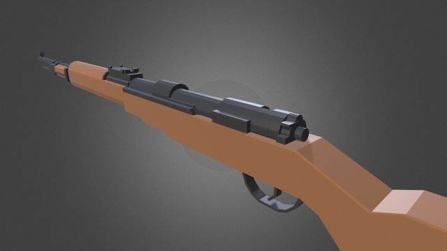 Minecraft - Kar98k 3D Model
