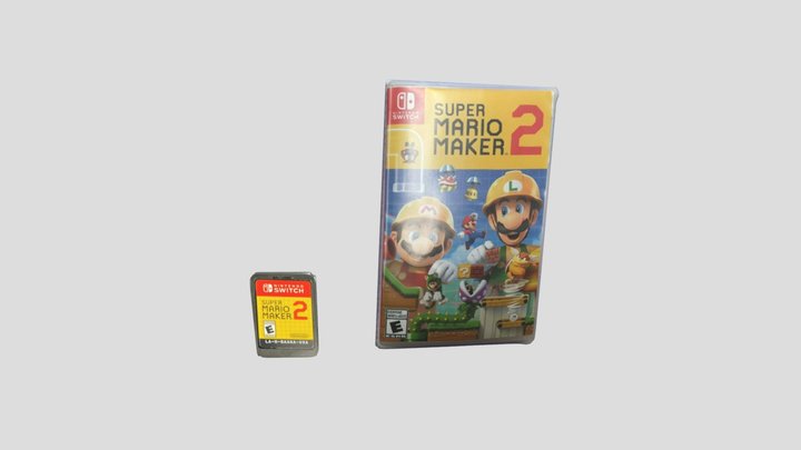 Super Mario Maker 2 Cartridge ANT BOX 3D Model