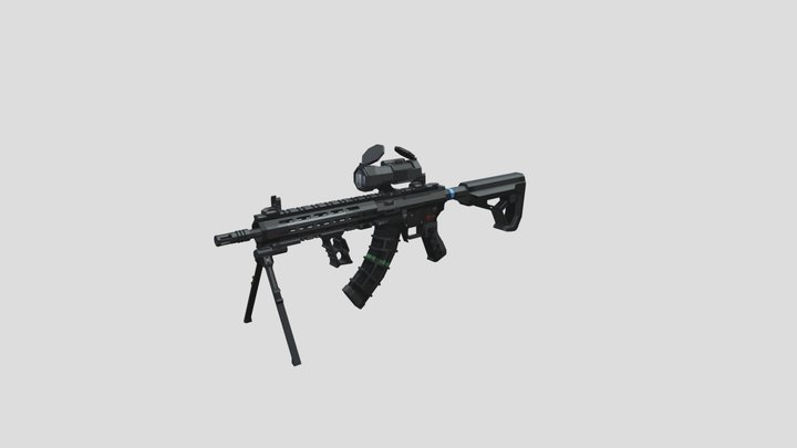 MK47 3D Model