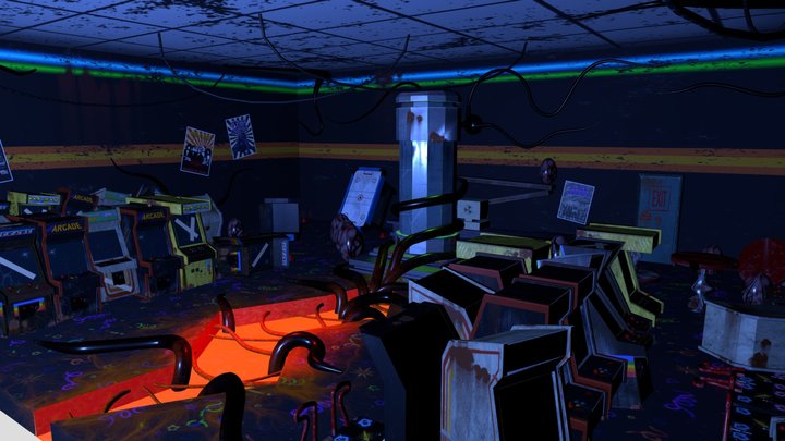 ARCADE. Broken Code 3D Model