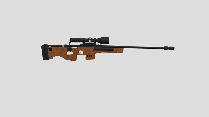 AWP_ Sniper_ Rifle 3D Model