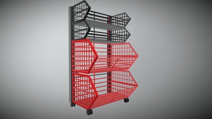 4lu_plastik_aksiyon_sepet 3D Model