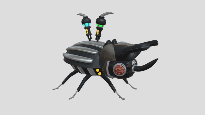 Robot Beetle 3D Model