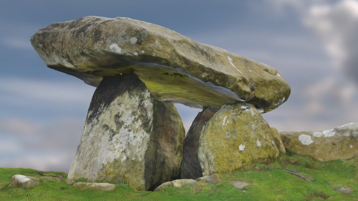 Maen y Bardd 3D Model