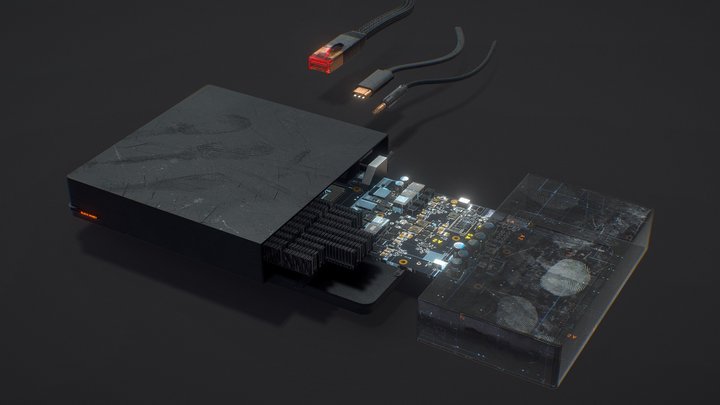 Gadget - Blackbox - Router 3D Model