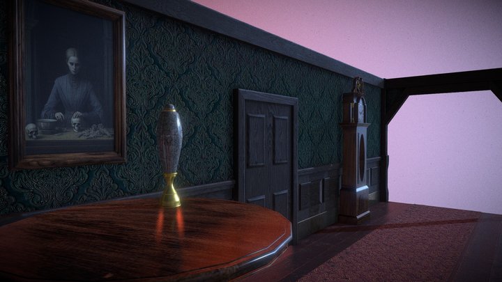 Victorian Diorama 3D Model