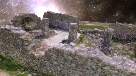 Shtepez Castle Albania 3D Model