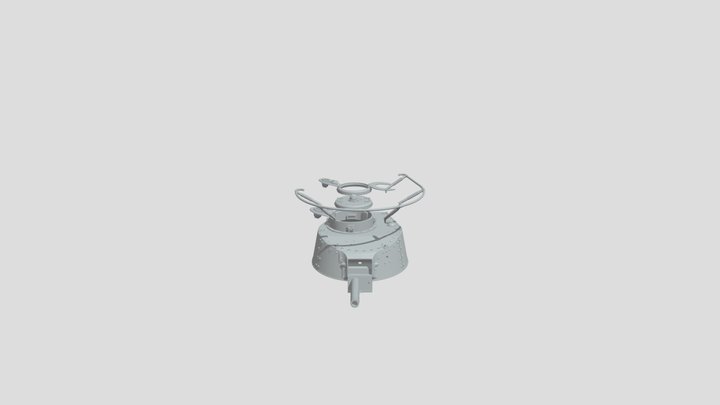 97tank Turret 3D Model