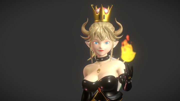 Bowsette/TsKuupa/TSクッパ 3D Model