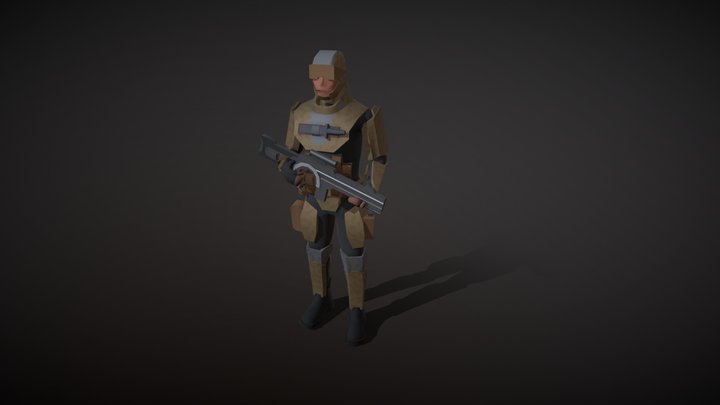 Soldier 01 3D Model