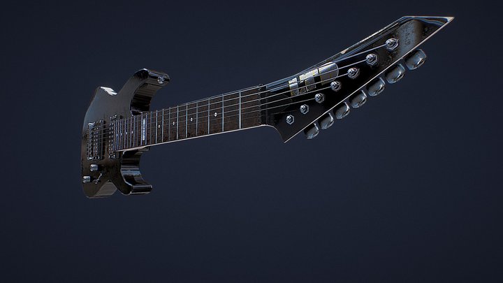 LTD M-17 Guitar 3D Model