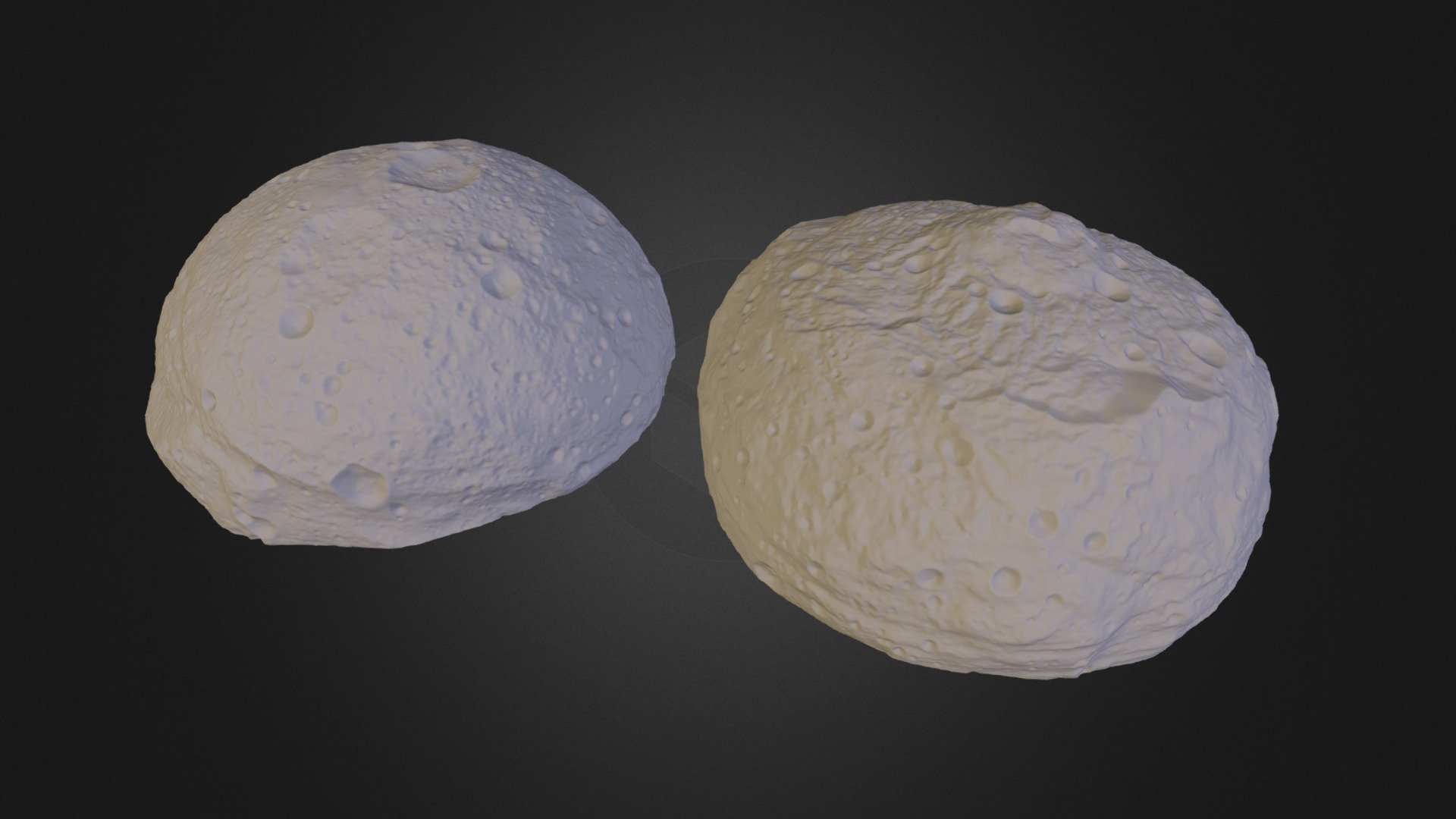Vesta Two Hemisphere (3D printable)