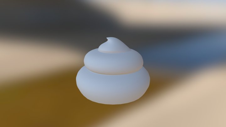 Poop Token Classy 3D Model