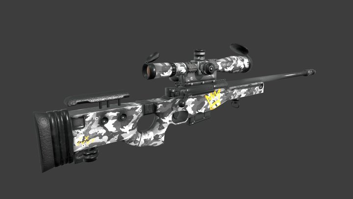 L115A3 AWM 3D Model