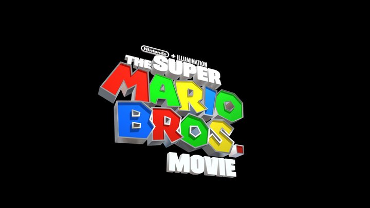The Super Mario Bros Movie Logo 3D Model