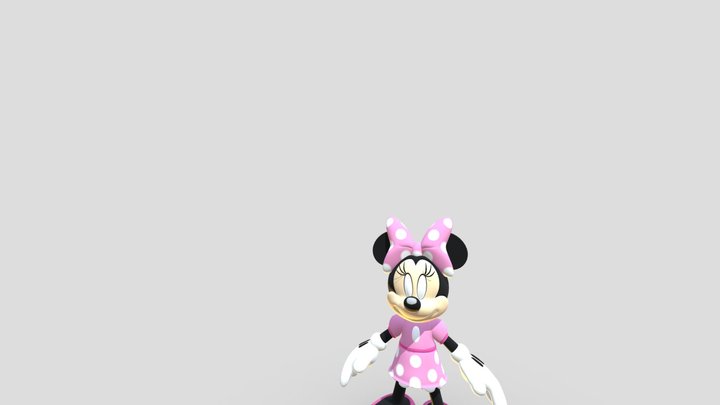 Mickey_and_Friends_Minnie_Mouse_Update 3D Model