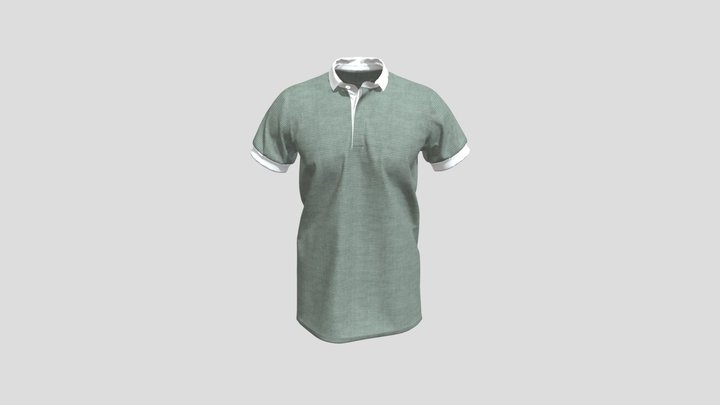 Polo Shirt 3D Model