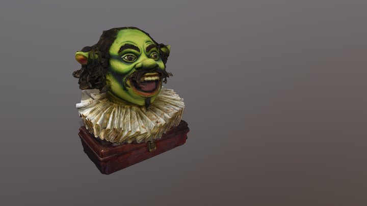 Shrekspeare Head 3D Model