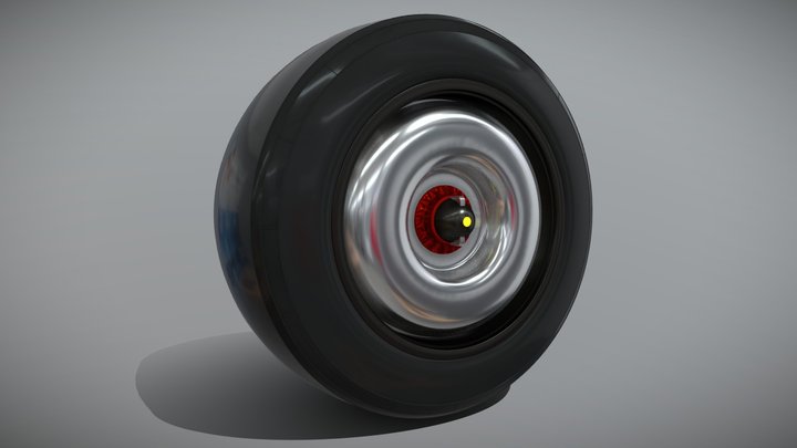 F1 Tyre 3D Model