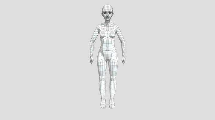 SPIDERGWEN RETOPOLOGIA 3D Model