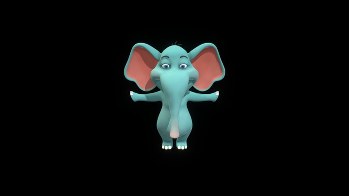 Elephant 3D Model