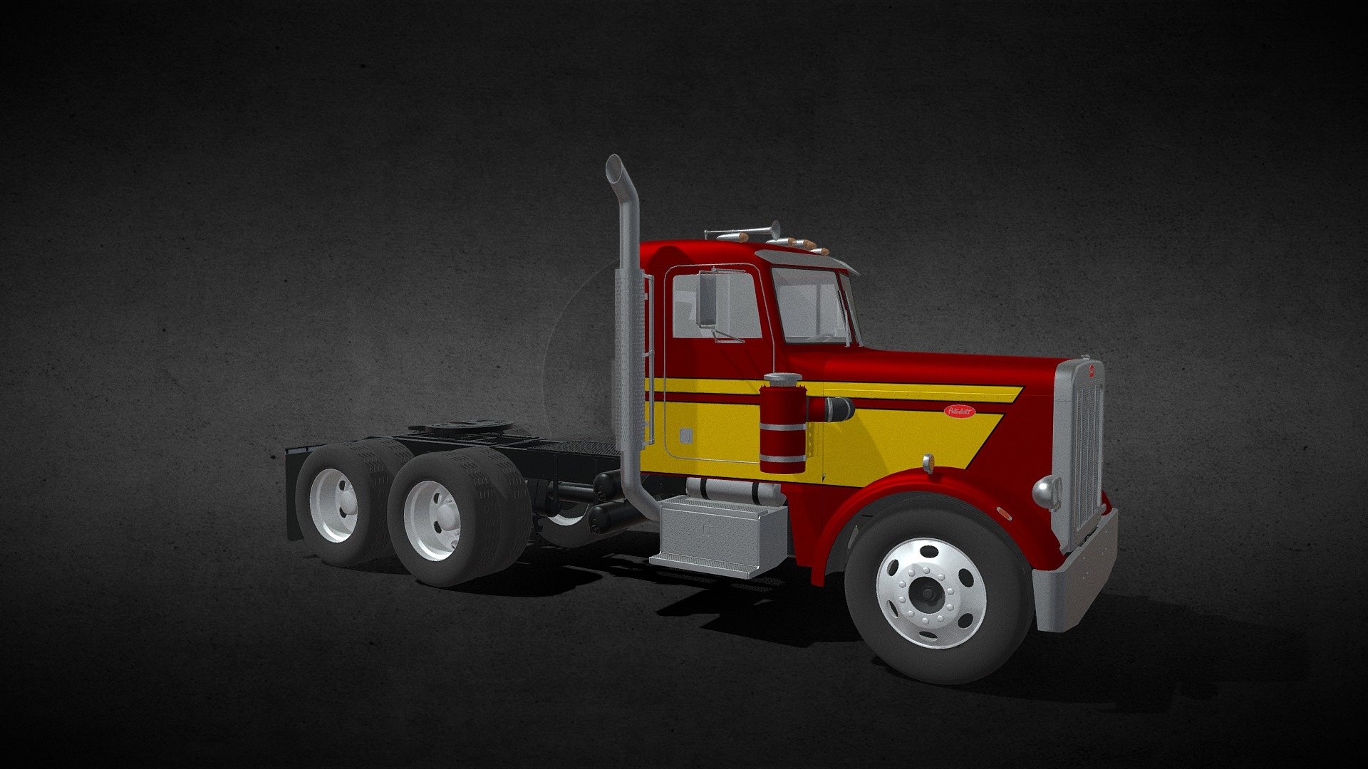 Peterbilt 359 daycab - 3D model by bansheewoj [e3c29cc] - Sketchfab