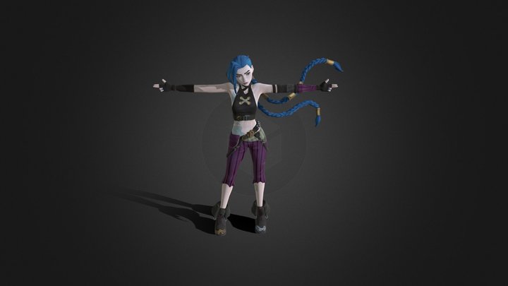 Jinx - Arcane 3D Model