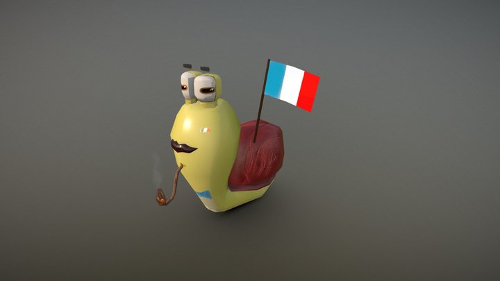 Worldskills 2021 Snail 3D Model