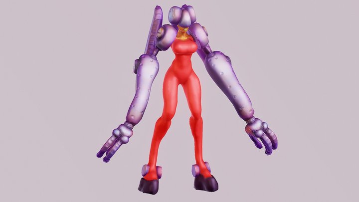 ciborg girl cx2 3D Model