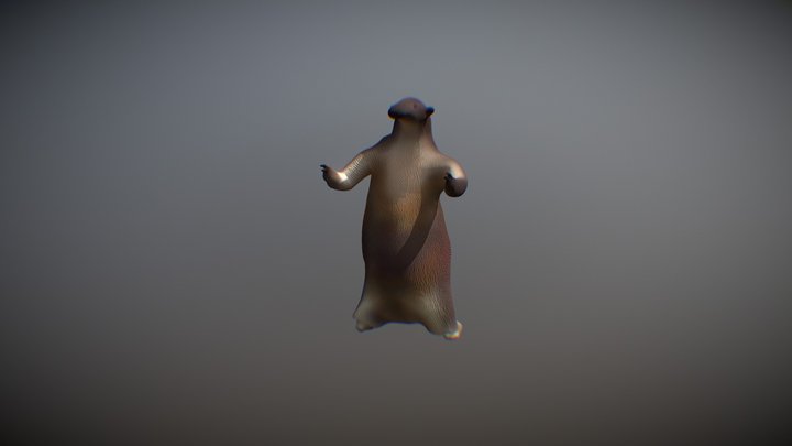 Anteater hiphop dancing 3D Model