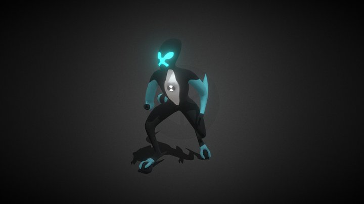 XLR8 (Rigged) 3D Model