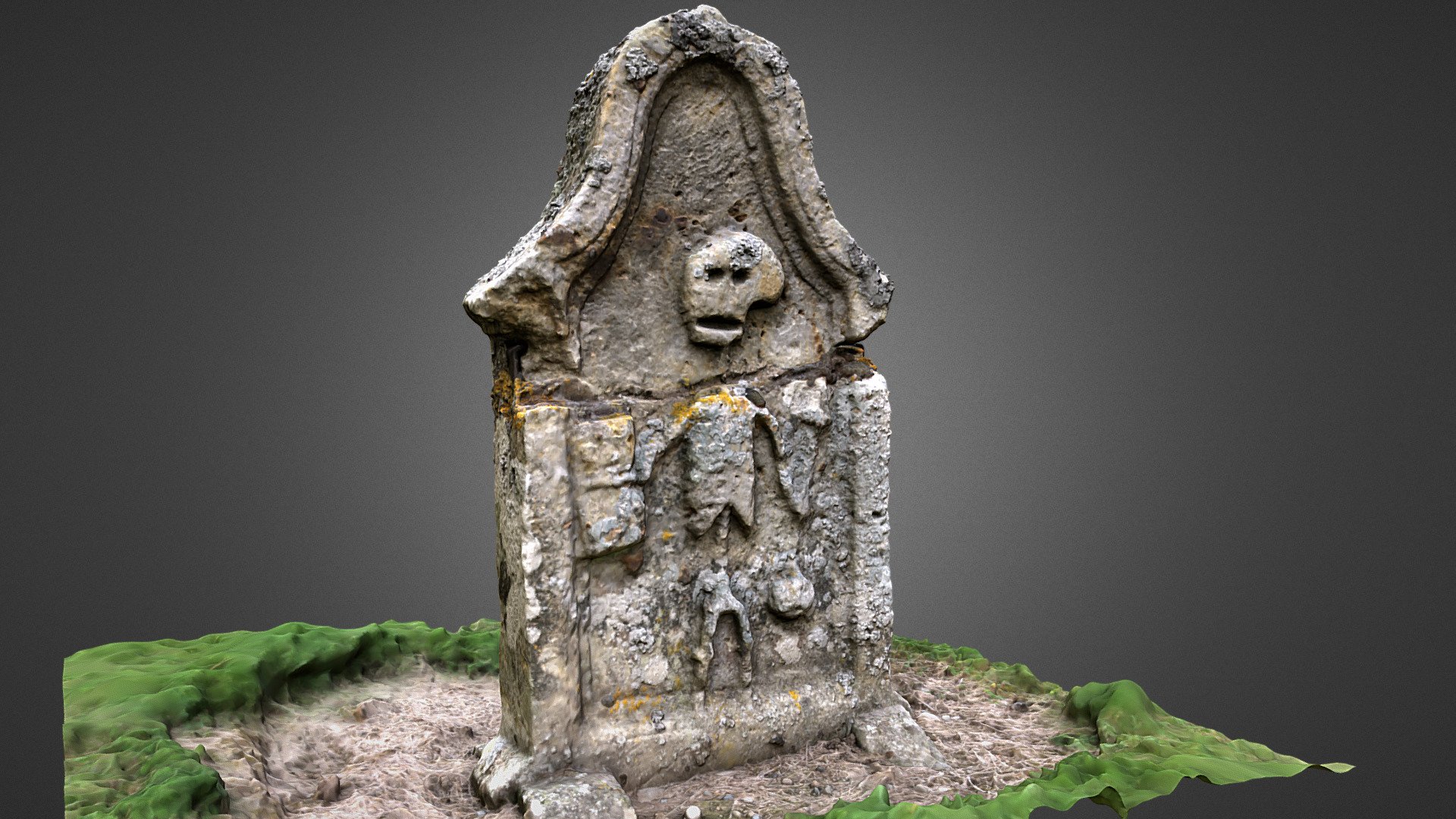 Gravestone at Stobo Kirk, Scotland