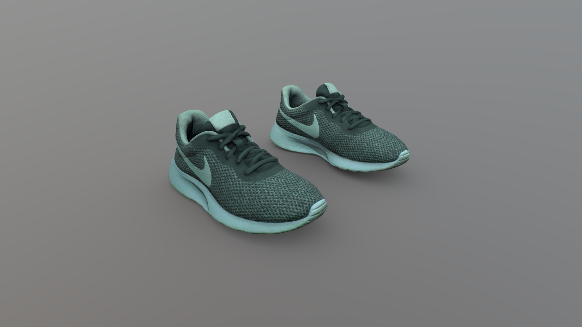 3D model Pair of Sneakers - This is a 3D model of the Pair of Sneakers. The 3D model is about a pair of shoes.