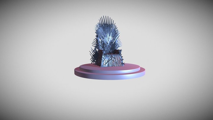 Irone Throne (Game of thrones) 3D Model