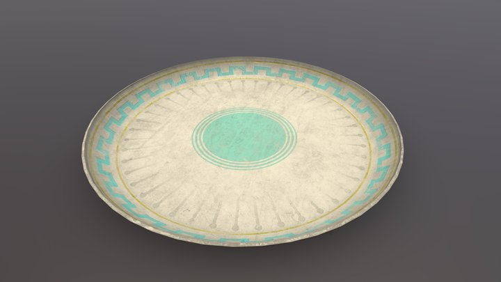 Ancient Plate 3D Model
