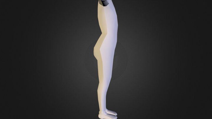 Female base mesh WIP no head 3D Model