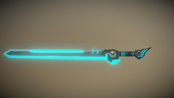 Neon Blade - Sword 3D Model