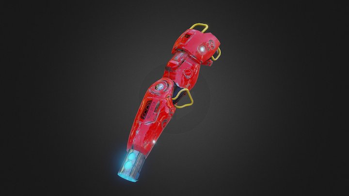 Cyborg Mech Arm 3D Model