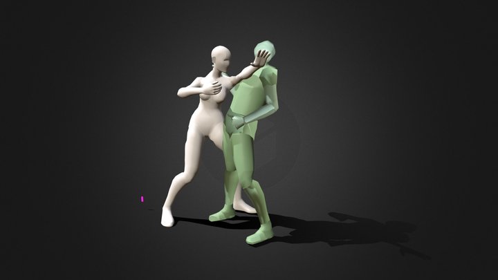 Take Down Animation 3D Model