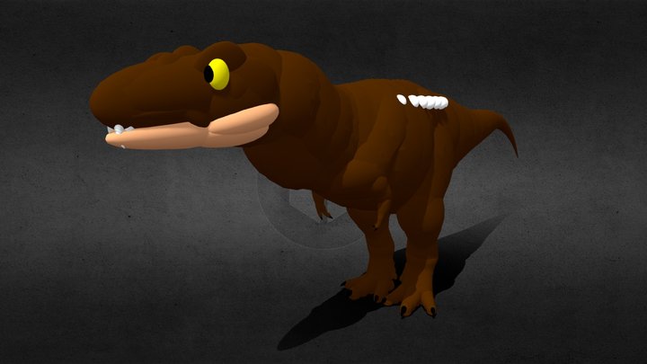 Scarface The Rexy (RECOLORED) 3D Model