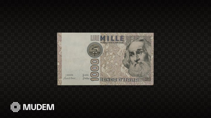 1000 lire Marco Polo (1982) 3D Model