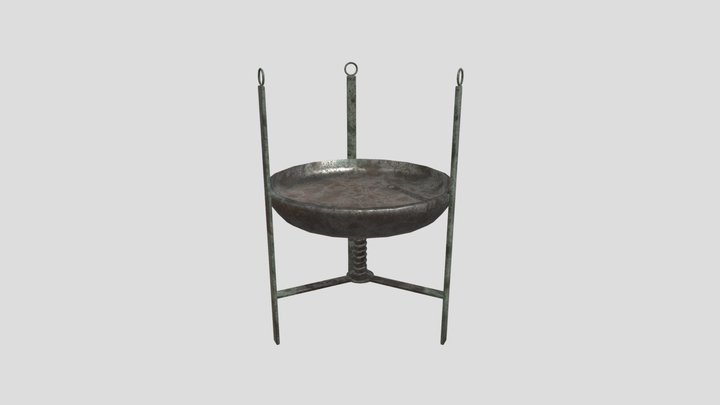Underground Ruins - Brazier 3D Model