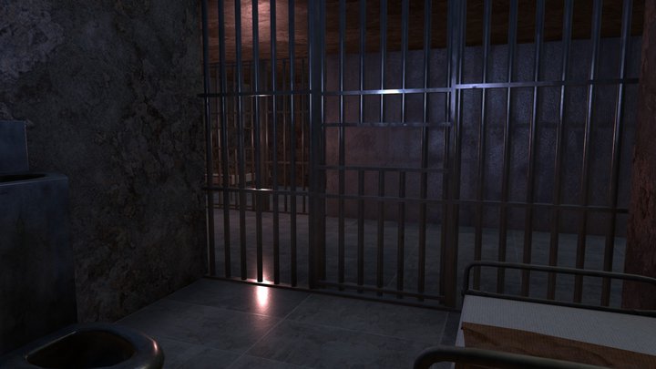 Prison Cell (VR) 3D Model