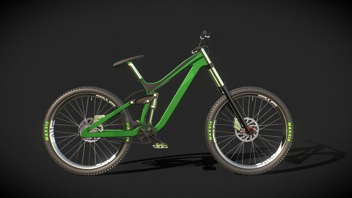Afterburner Downhill Mountainbike 3D Model